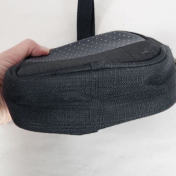 Burton Golf Valuables Pouch Bag Balls Holder Black Zippered wristlet Keychain - Picture 10 of 10